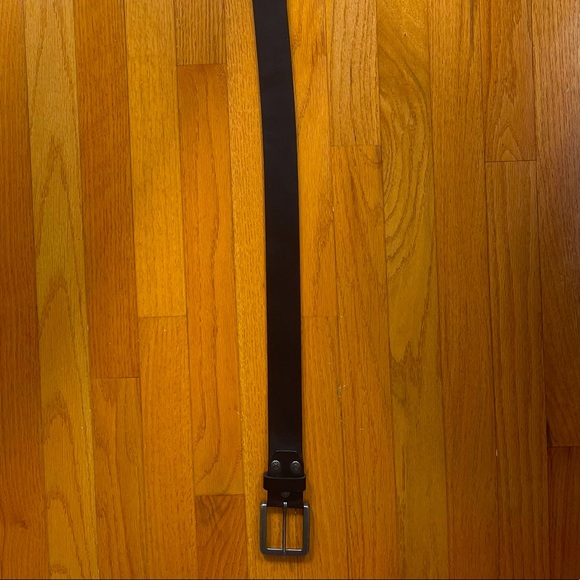 Black Leather Levi Belt Men’s 32 Waist - Picture 1 of 4